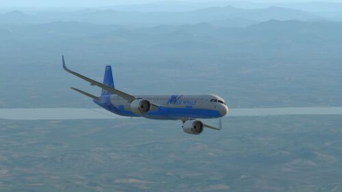 HL8266의 첫 비행이자 에어웨일 최초의 정규비행편